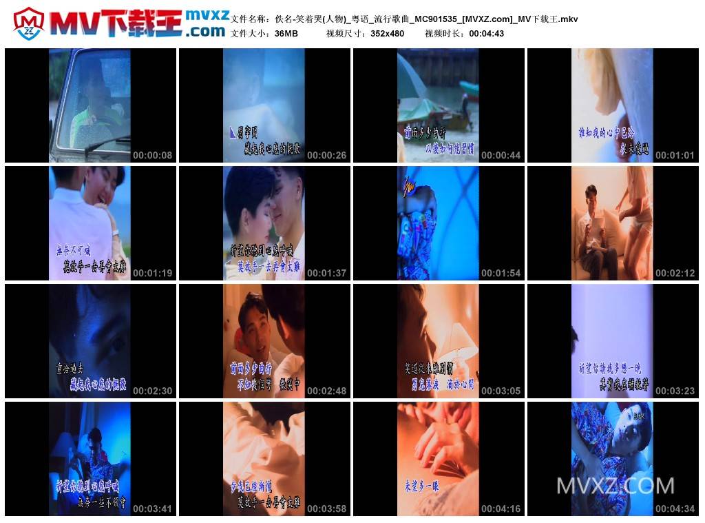 佚名-笑着哭(人物)_粤语_流行歌曲_MC901535